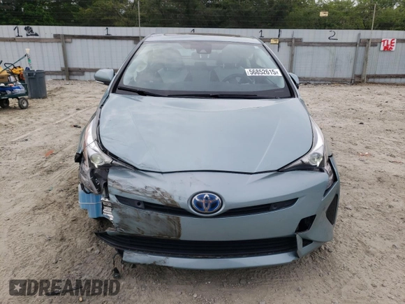 2017 Toyota Prius Two z VIN JTDKARFU9H3031195, wystawiony jako Copart lot #56852615 z przebiegiem 56 481 mil mil oraz Szkoda całkowita • Salvage title. Historia ofert i sprzedaży dostępna na DreamBid. Obrazek 5.
