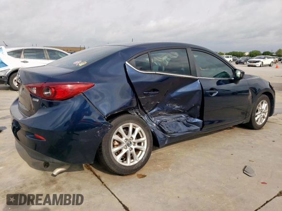 2016 Mazda 3 i Sport with VIN JM1BM1U77G1325615, listed as a Copart auction lot 54782155 with 112,750 mi miles and Salvage Title. Bid and sale history available at DreamBid. Image 3.