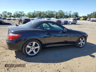 2015 Mercedes-Benz SLK-Class SLK 250 with VIN WDDPK4HA9FF096428, listed as a Copart auction lot 74772284 with 74,938 mi miles and Salvage Title. Bid and sale history available at carsss.com. Image 3.