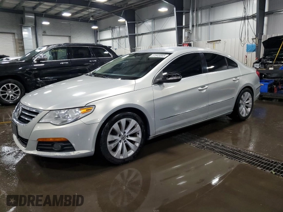 2010 Volkswagen CC Sport with VIN WVWMN7AN6AE551706, listed as a Copart auction lot 51645565 with 159,562 mi miles and Salvage Title. Bid and sale history available at carsss.com. Image 1.