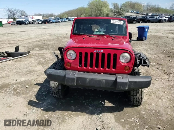2008 Jeep Wrangler Unlimited X with VIN 1J4GA39138L615915, listed as a Copart auction lot 52391675 with 187,057 mi miles and Salvage Title. Bid and sale history available at carsss.com. Image 11.