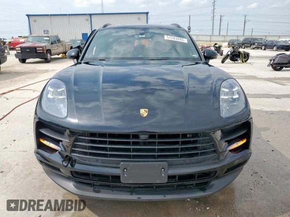 2021 Porsche Macan with VIN WP1AA2A59MLB12029, listed as a Copart auction lot 57283285 with 20,078 mi miles and Salvage title. Bid and sale history available at DreamBid. Image 5.