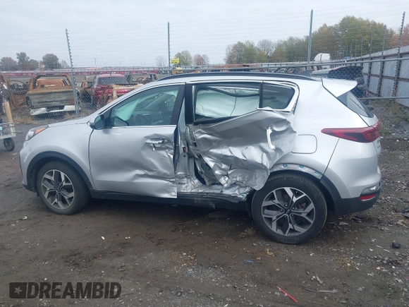 2020 Kia Sportage EX with VIN KNDPN3AC9L7775192, listed as a IAAI auction lot 41020011 with 60,652 mi miles and . Bid and sale history available at DreamBid. Image 14.