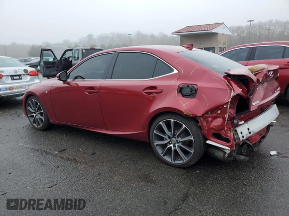 2015 Lexus IS 250 with VIN JTHCF1D29F5028435, listed as a Copart auction lot 46881145 with 74,085 mi miles and Salvage Title. Bid and sale history available at DreamBid. Image 2.