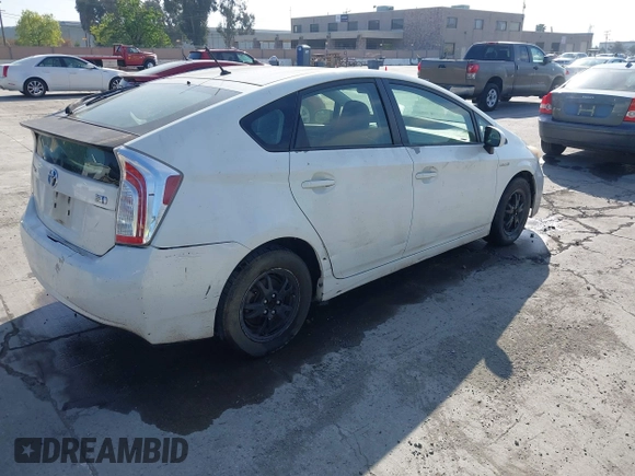 2014 Toyota Prius Four with VIN JTDKN3DU6E1776532, listed as a IAAI auction lot 42068305 with 196,228 mi miles. Bid and sale history available at carsss.com. Image 4.
