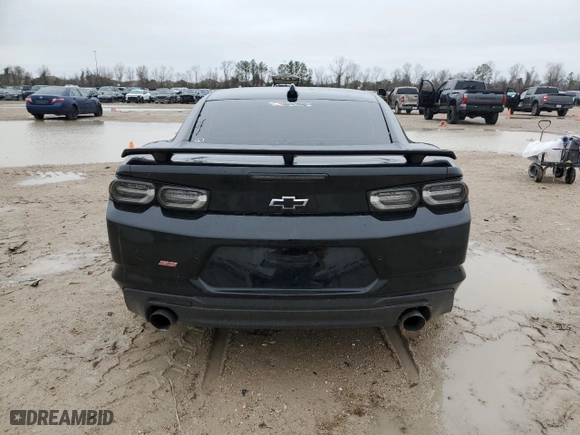 2022 Chevrolet Camaro 2SS with VIN 1G1FH1R70N0125489, listed as a Copart auction lot 45910115 with 28,270 mi miles and Salvage Title. Bid and sale history available at carsss.com. Image 6.