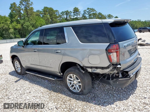 2023 Chevrolet Tahoe LT with VIN 1GNSCNKD5PR338827, listed as a Copart auction lot 58470215 with 22,909 mi miles and Salvage title. Bid and sale history available at DreamBid. Image 2.