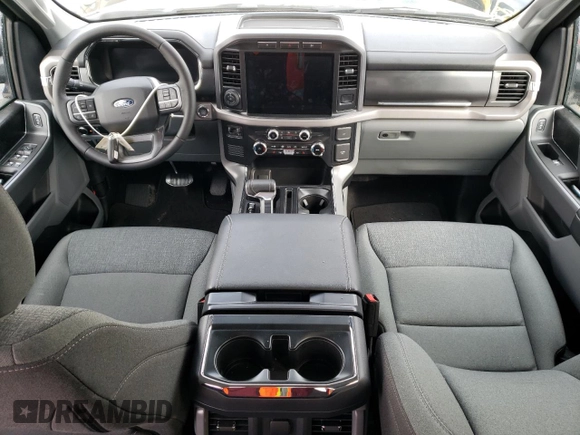 2024 Ford F-150 Lightning XLT with VIN 1FTVW3LK0RWG24006, listed as a Copart auction lot 47560225 with 6,645 mi miles and Salvage title. Bid and sale history available at DreamBid. Image 8.