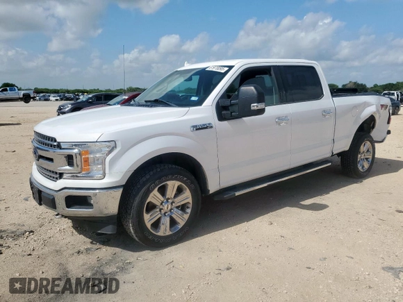 2018 Ford F-150 XL with VIN 1FTFW1E52JKE57028, listed as a Copart auction lot 61970095 with 95,475 mi miles and Salvage title. Bid and sale history available at DreamBid. Image 1.
