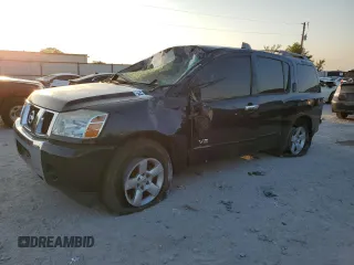 2006 Nissan Armada LE z VIN 5N1AA08A66N700501, wystawiony jako Copart lot #71950714 z przebiegiem 127 889 mil mil oraz Szkoda całkowita • Salvage title. Historia ofert i sprzedaży dostępna na DreamBid. Obrazek 1.