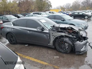 2018 Infiniti Q50 Luxe z VIN JN1EV7AP5JM350376, wystawiony jako IAAI lot #40881855 z przebiegiem 84 501 mil mil oraz . Historia ofert i sprzedaży dostępna na DreamBid. Obrazek 12.
