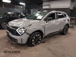 2024 Kia Sportage X-Line with VIN 5XYK6CDF2RG177261, listed as a IAAI auction lot 41918801 with 9,100 mi miles and . Bid and sale history available at carsss.com. Image 2.