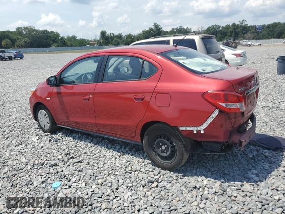 2019 Mitsubishi Mirage ES z VIN ML32F3FJ3KHF10586, wystawiony jako Copart lot #57553515 z przebiegiem 90 408 mil mil oraz Nie do naprawy • Non repairable. Historia ofert i sprzedaży dostępna na DreamBid. Obrazek 2.