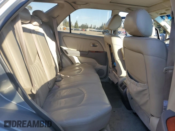 2001 Lexus RX 300 with VIN JTJGF10U710089943, listed as a Copart auction lot 78927544 with 228,152 mi miles and Salvage Title. Bid and sale history available at carsss.com. Image 11.