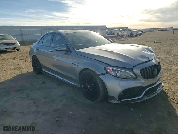 2016 Mercedes-Benz C-Class AMG C 63 S with VIN 55SWF8HB4GU128992, listed as a Copart auction lot 85924304 with 73,002 mi miles and Salvage Title. Bid and sale history available at carsss.com. Image 11.