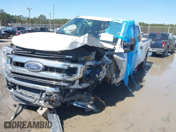 2022 Ford F-250 XL with VIN 1FT7W2B60NEG43131, listed as a IAAI auction lot 41739634 with 55,984 mi miles and . Bid and sale history available at DreamBid. Image 2.