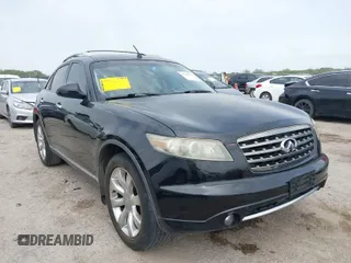 2007 Infiniti FX35 with VIN JNRAS08W97X208273, listed as a IAAI auction lot 41938911 with 199,457 mi miles. Bid and sale history available at carsss.com. Image 1.