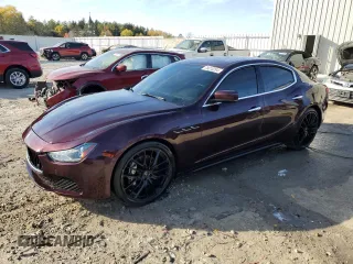 2016 Maserati Ghibli S Q4 with VIN ZAM57RTAXG1168299, listed as a Copart auction lot 76010294 with 79,555 mi miles and Salvage Title. Bid and sale history available at carsss.com. Image 1.
