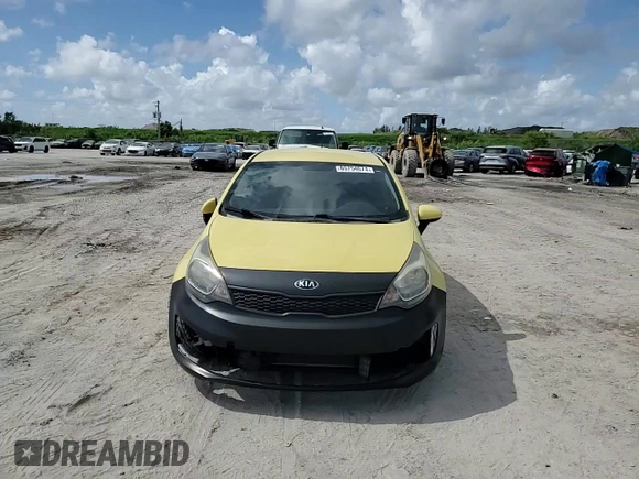 2016 Kia Rio LX with VIN KNADM4A35G6539630, listed as a Copart auction lot 65754674 with 87,478 mi miles and Salvage Title. Bid and sale history available at DreamBid. Image 11.