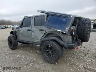 2023 Jeep Wrangler Rubicon with VIN 1C4HJXFG2PW654115, listed as a Copart auction lot 85672984 with 30,794 mi miles and Salvage Title. Bid and sale history available at carsss.com. Image 2.