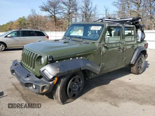 2022 Jeep Wrangler Unlimited Willys with VIN 1C4HJXDN6NW245016, listed as a Copart auction lot 51582925 with 3,029 mi miles and Salvage title. Bid and sale history available at DreamBid. Image 1.