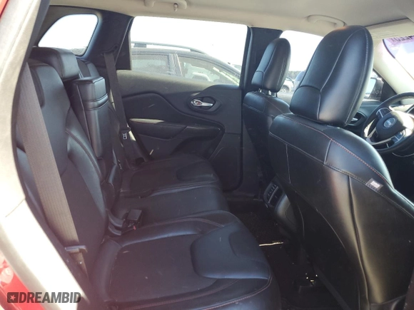 2015 Jeep Cherokee Trailhawk with VIN 1C4PJMBBXFW615145, listed as a Copart auction lot 47294225 with 99,662 mi miles and Salvage Title. Bid and sale history available at carsss.com. Image 10.