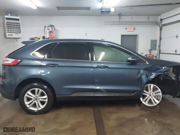 2019 Ford Edge SEL with VIN 2FMPK4J93KBB40828, listed as a IAAI auction lot 41566426 with NaN miles. Bid and sale history available at carsss.com. Image 14.