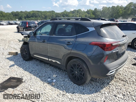 2023 Kia Seltos Nightfall with VIN KNDEUCA25P7414307, listed as a Copart auction lot 68416214 with 29,055 mi miles and Salvage Title. Bid and sale history available at DreamBid. Image 2.