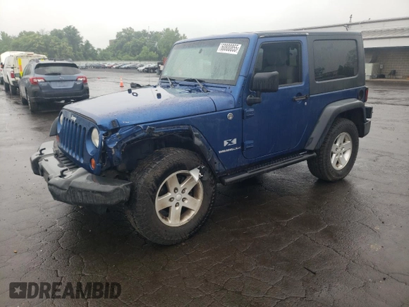 2009 Jeep Wrangler X with VIN 1J4FA24109L712701, listed as a Copart auction lot 60800855 with 156,709 mi miles and Salvage title. Bid and sale history available at DreamBid. Image 1.