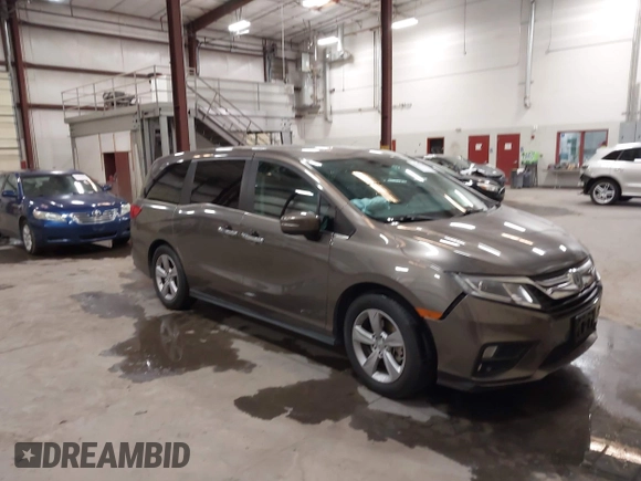 2018 Honda Odyssey EX с VIN 5FNRL6H58JB104451, выставлен на аукционе IAAI как лот 42467395 с пробегом 78 950 миль миль и . История ставок и продаж доступна на DreamBid. Изображение 1.