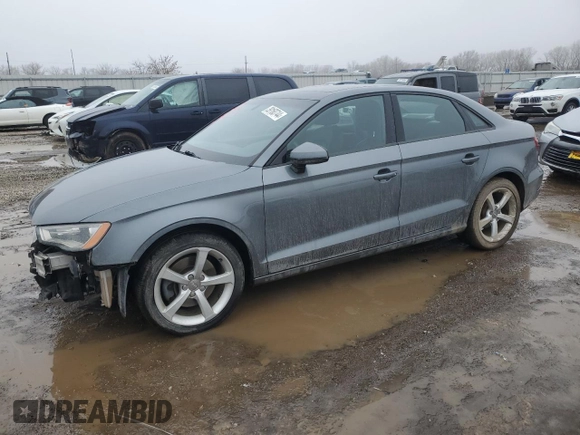 2015 Audi A3 1.8T Premium with VIN WAUACGFF3F1013762, listed as a Copart auction lot 39160744 with 0 mi miles. Bid and sale history available at carsss.com. Image 1.