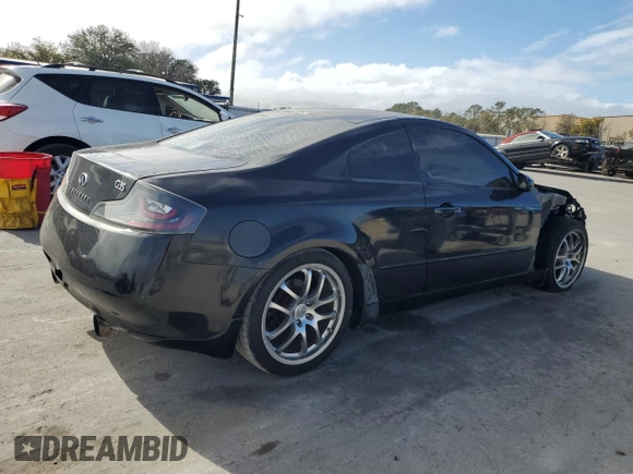2004 Infiniti G35 Coupe w/Leather with VIN JNKCV54EX4M818057, listed as a Copart auction lot 85098874 with 195,699 mi miles and Salvage Title. Bid and sale history available at carsss.com. Image 3.