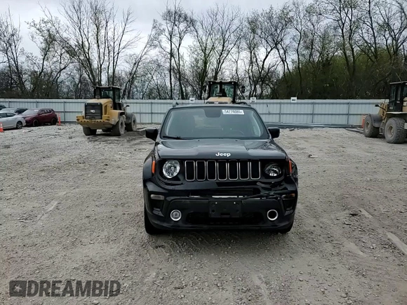 2020 Jeep Renegade Latitude with VIN ZACNJBBB4LPL97771, listed as a Copart auction lot 54776085 with 106,326 mi miles and Salvage title. Bid and sale history available at DreamBid. Image 15.