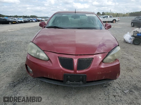 2005 Pontiac Grand Prix z VIN 2G2WP522451225586, wystawiony jako Copart lot #51240485 z przebiegiem Nie podano mil oraz Szkoda całkowita • Salvage title. Historia ofert i sprzedaży dostępna na DreamBid. Obrazek 5.