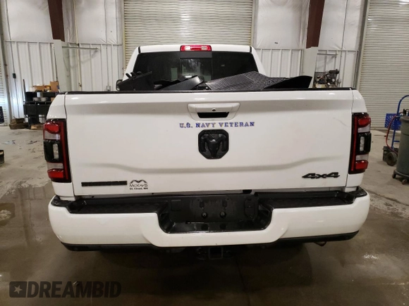 2022 Ram 2500 Big Horn with VIN 3C6UR5DJ3NG148578, listed as a Copart auction lot 82983164 with 38,972 mi miles and Salvage Title. Bid and sale history available at carsss.com. Image 6.