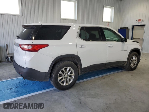 2020 Chevrolet Traverse LS with VIN 1GNERFKW8LJ314419, listed as a Copart auction lot 53646665 with 67,630 mi miles and Salvage Title. Bid and sale history available at carsss.com. Image 3.