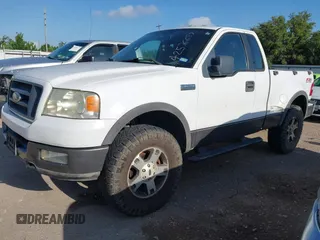 2005 Ford F-150 XLT z VIN 1FTRF04505KC15868, wystawiony jako IAAI lot #42576657 z przebiegiem 195 333 mil mil oraz . Historia ofert i sprzedaży dostępna na DreamBid. Obrazek 2.