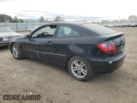 2002 Mercedes-Benz C 230/260/280/320 with VIN WDBRN47JX2A221454, listed as a Copart auction lot 50424555 with 106,228 mi miles and Salvage Title. Bid and sale history available at DreamBid. Image 2.