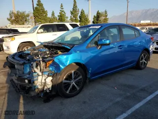 2020 Subaru Impreza Premium with VIN 4S3GKAD69L3606669, listed as a Copart auction lot 73061374 with 35,856 mi miles and Salvage Title. Bid and sale history available at carsss.com. Image 1.