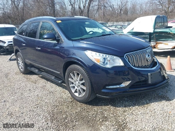 2017 Buick Enclave Convenience with VIN 5GAKRAKD3HJ302376, listed as a IAAI auction lot 41780986 with 64,233 mi miles. Bid and sale history available at carsss.com. Image 1.