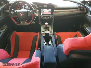 2018 Honda Civic Type R Touring with VIN SHHFK8G78JU203628, listed as a Copart auction lot 52239215 with 43,339 mi miles and Salvage Title. Bid and sale history available at carsss.com. Image 8.