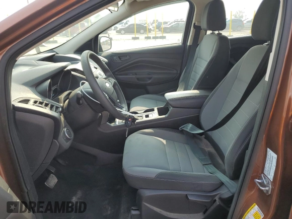 2017 Ford Escape S with VIN 1FMCU0F78HUC46672, listed as a Copart auction lot 59348095 with 96,481 mi miles and Salvage title. Bid and sale history available at DreamBid. Image 7.