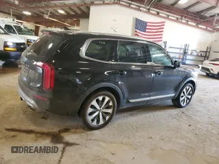 2022 Kia Telluride EX with VIN 5XYP34HC4NG239743, listed as a Copart auction lot 56178205 with Not provided miles and Salvage title. Bid and sale history available at DreamBid. Image 3.