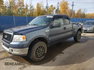 2005 Ford F-150 STX with VIN 1FTRX04W75KC31023, listed as a Copart auction lot 77093034 with 266,966 mi miles and Salvage Title. Bid and sale history available at carsss.com. Image 1.