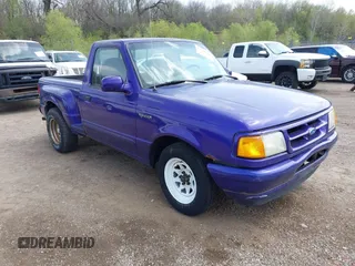 1997 Ford Ranger XLT with VIN 1FTCR10X1VPB20300, listed as a IAAI auction lot 42149506 with 153,656 mi miles. Bid and sale history available at carsss.com. Image 1.