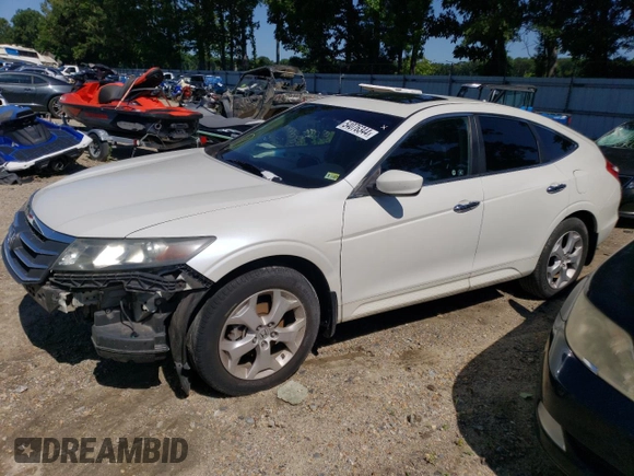 2010 Honda Crosstour EX-L with VIN 5J6TF2H5XAL013615, listed as a Copart auction lot 54076344 with 97,882 mi miles and Salvage Title. Bid and sale history available at carsss.com. Image 1.