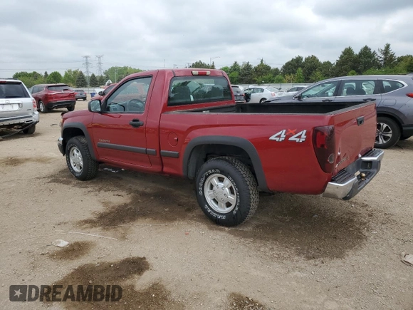 2005 Chevrolet Colorado Z85 with VIN 1GCDT146358189376, listed as a Copart auction lot 56501895 with 174,454 mi miles and Salvage title. Bid and sale history available at DreamBid. Image 2.