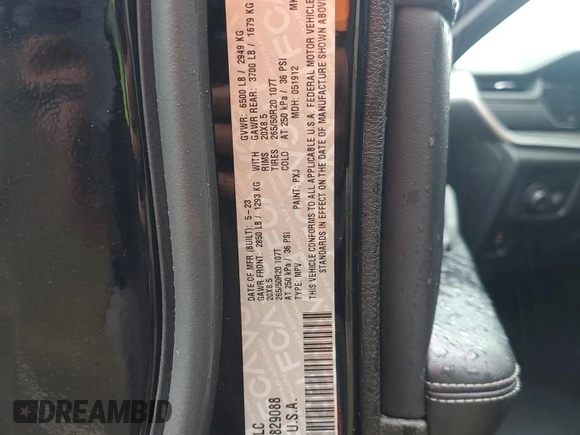 2023 Jeep Grand Cherokee Laredo with VIN 1C4RJKAG9P8829088, listed as a Copart auction lot 60099345 with 83,319 mi miles and Salvage title. Bid and sale history available at DreamBid. Image 13.