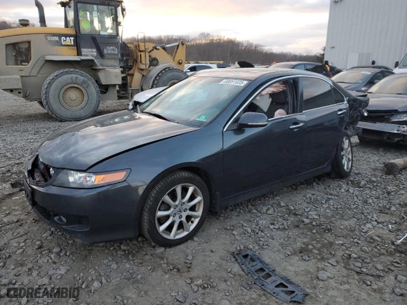 2006 Acura TSX Navi with VIN JH4CL96986C023210, listed as a Copart auction lot 88051035 with NaN miles and Salvage Title. Bid and sale history available at carsss.com. Image 1.
