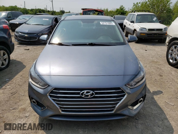 2020 Hyundai Accent SE with VIN 3KPC24A63LE125846, listed as a Copart auction lot 52751083 with 91,086 mi miles. Bid and sale history available at carsss.com. Image 5.